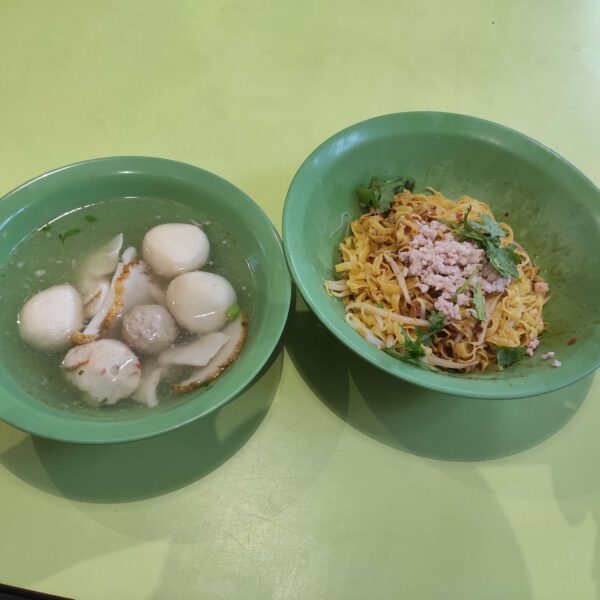 Tanjong Pagar Teo Chew Fishball Noodle: Mee Pok with Soup