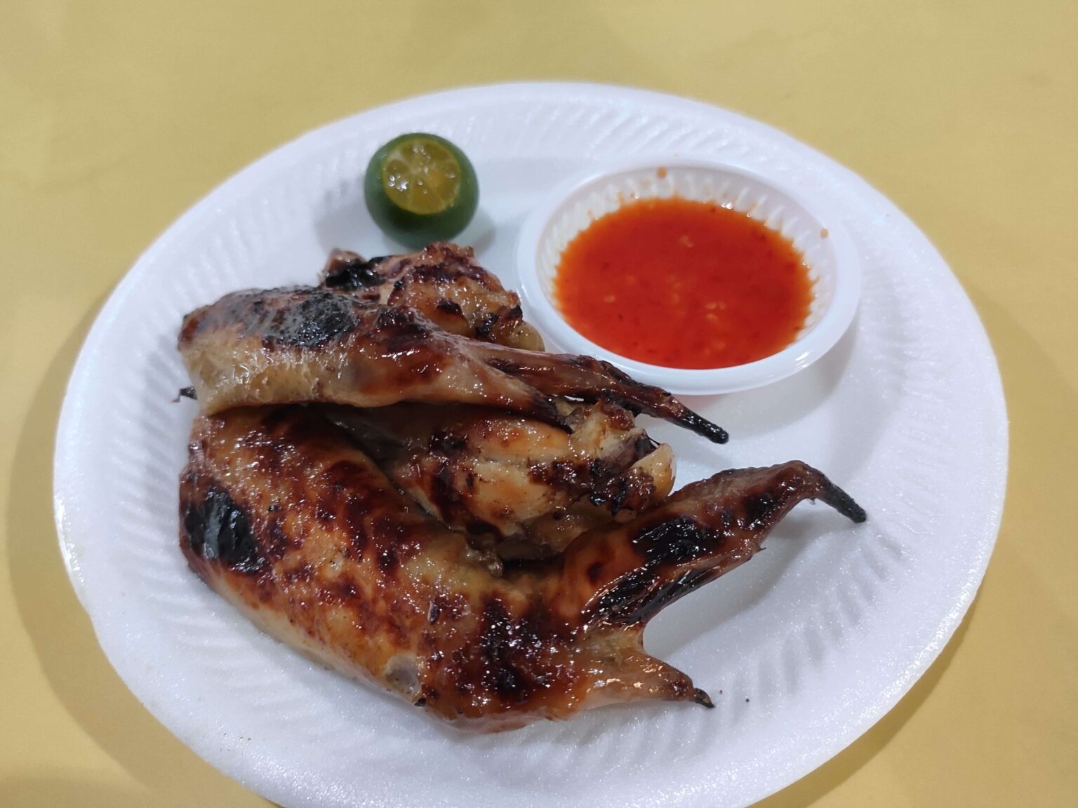 Tong Kee Charcoal BBQ: Chicken Wings