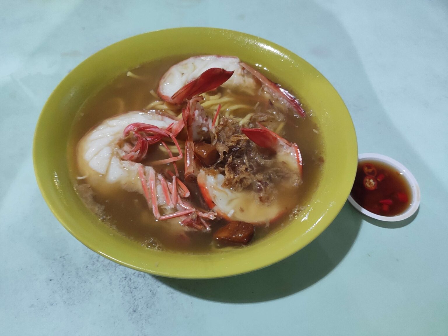 Kallang Cantonese Live Prawn Noodle: Prawn Mee