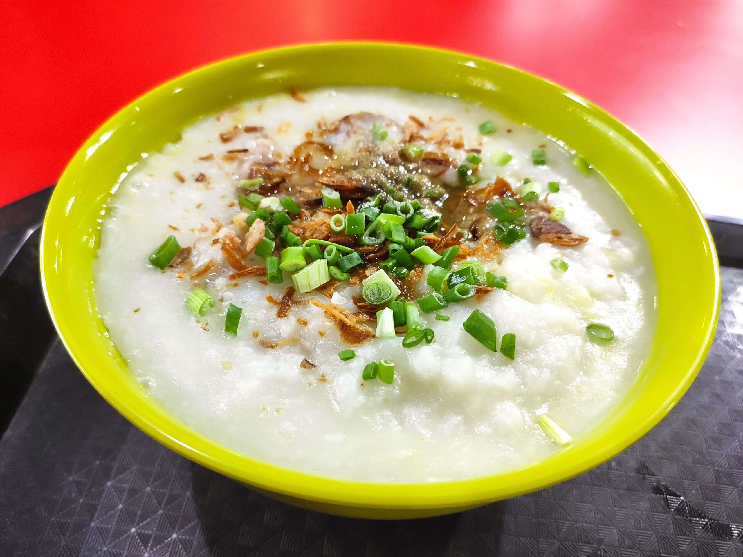 Li Xing Zhou Pin Congee Delights: Pork Slices & Meatballs Porridge